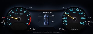 Mustang Heritage Gauge Cluster Night